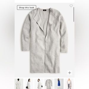 J crew Juliette sweater jacket